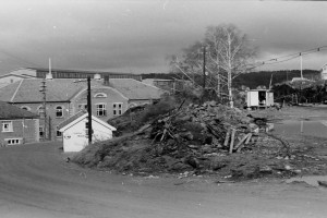 Bilde av Bygging av ny Framnesvei forbi FMV i 1959